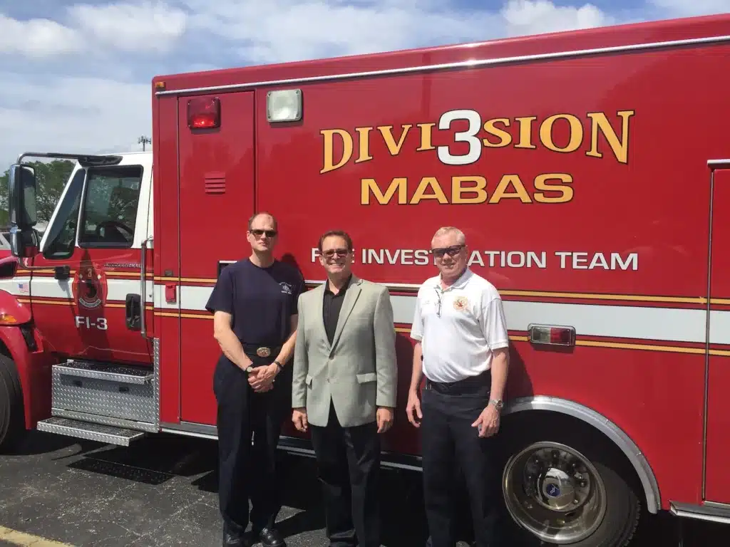 TechLoss presenting fire-damaged data recovery techniques to fire investigators