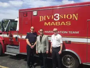 TechLoss presenting fire-damaged data recovery techniques to fire investigators