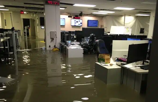 On-site restoration of electronic equipment after water damage